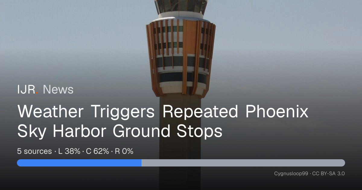 Weather Triggers Repeated Phoenix Sky Harbor Ground Stops — IJR News