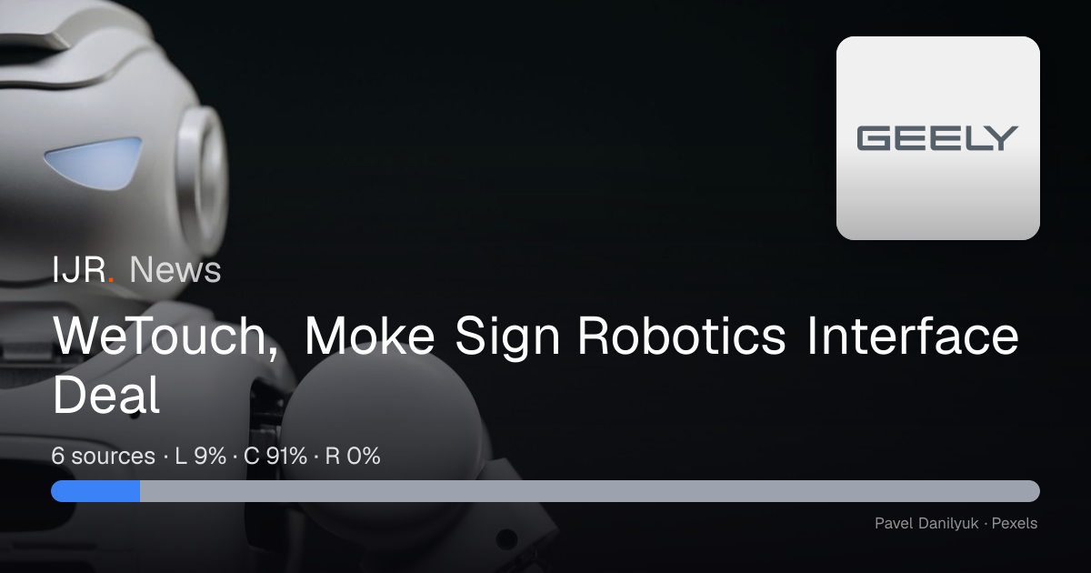 WeTouch, Moke Sign Robotics Interface Deal — IJR News