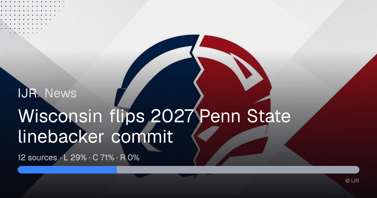 Wisconsin flips 2027 Penn State linebacker commit — IJR News