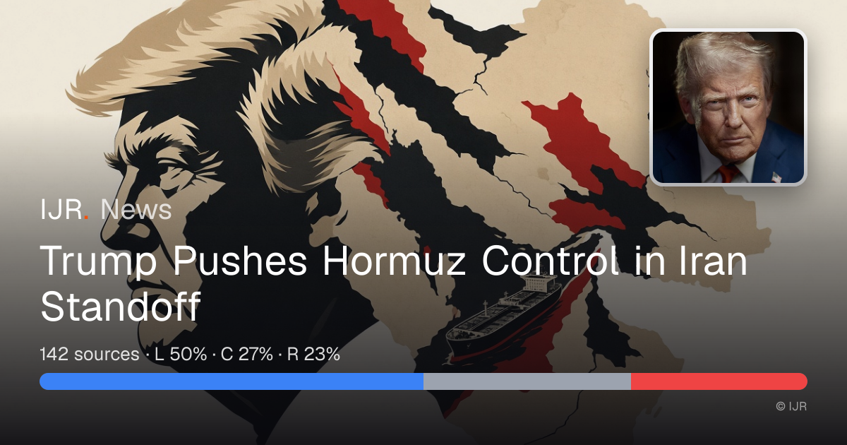 Trump Pushes Hormuz Control in Iran Standoff — IJR News