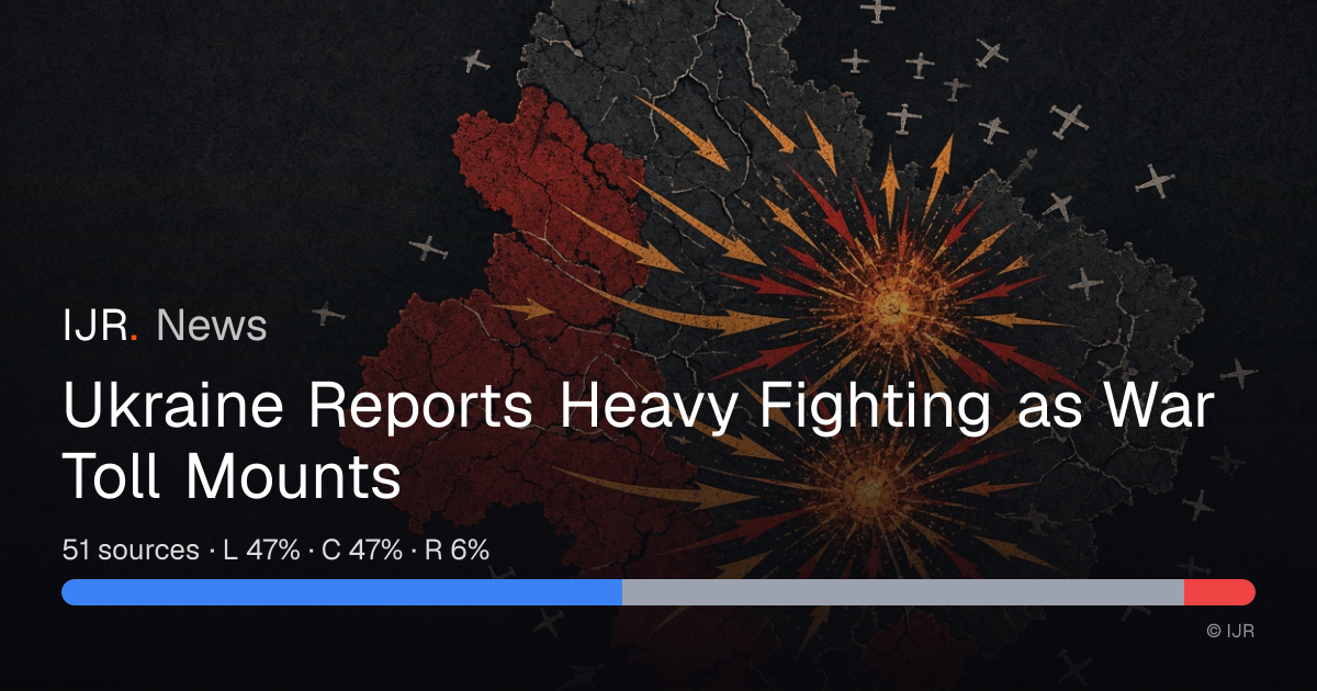 Ukraine Reports Heavy Fighting as War Toll Mounts — IJR News
