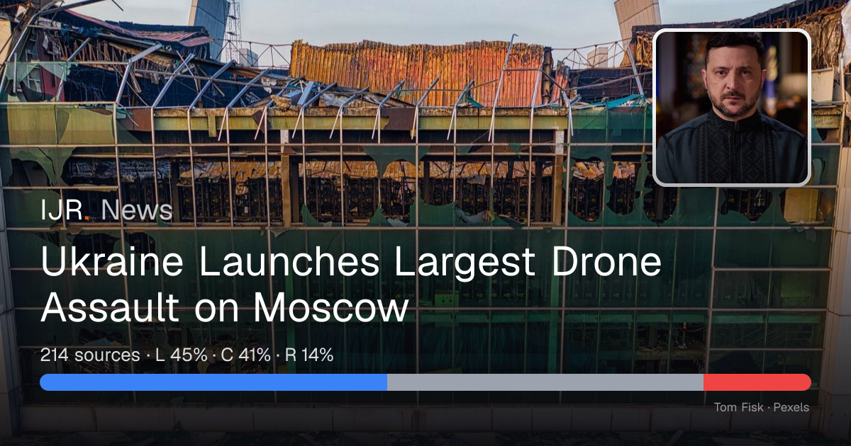 Ukraine Launches Largest Drone Assault on Moscow — IJR News