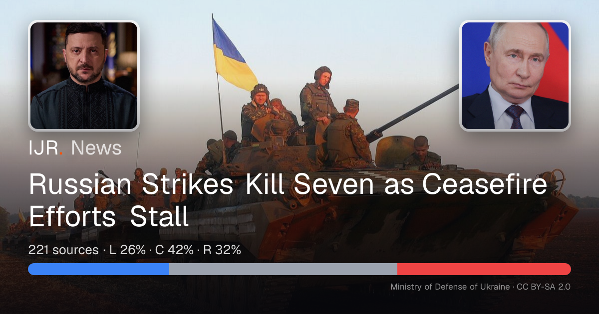 Russian Strikes Kill Seven as Ceasefire Efforts Stall — IJR News