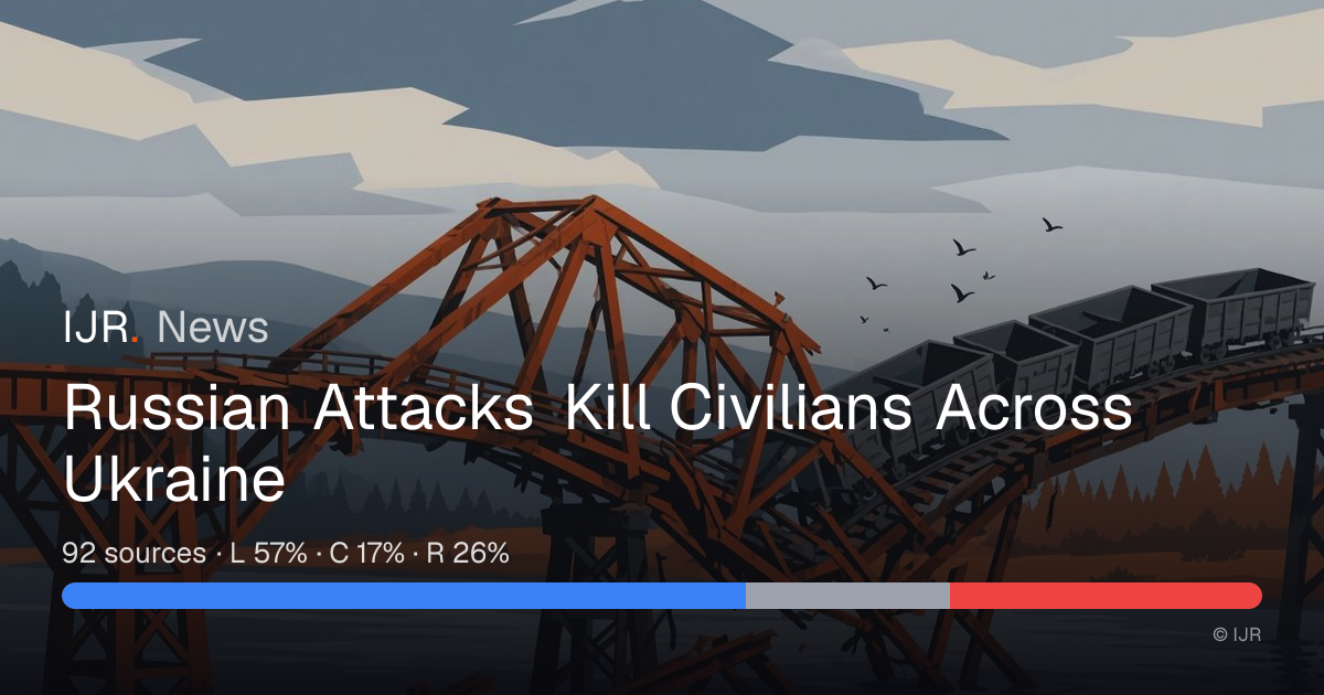 Russian Attacks Kill Civilians Across Ukraine — IJR News