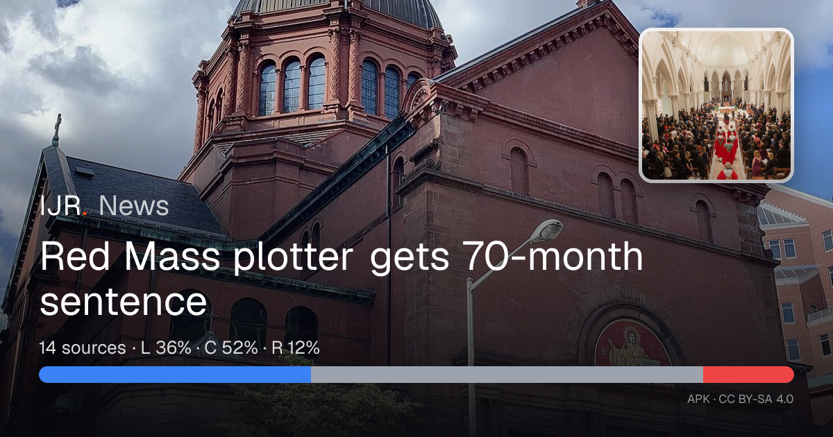 Red Mass plotter gets 70-month sentence — IJR News