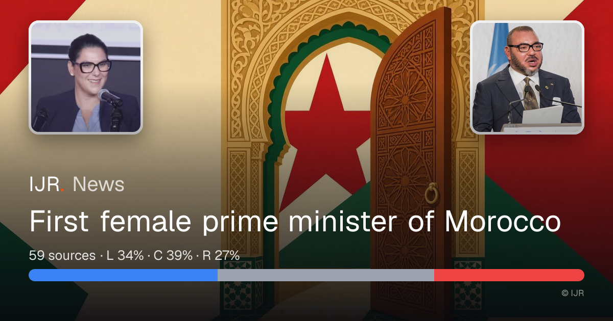 First female prime minister of Morocco — IJR News