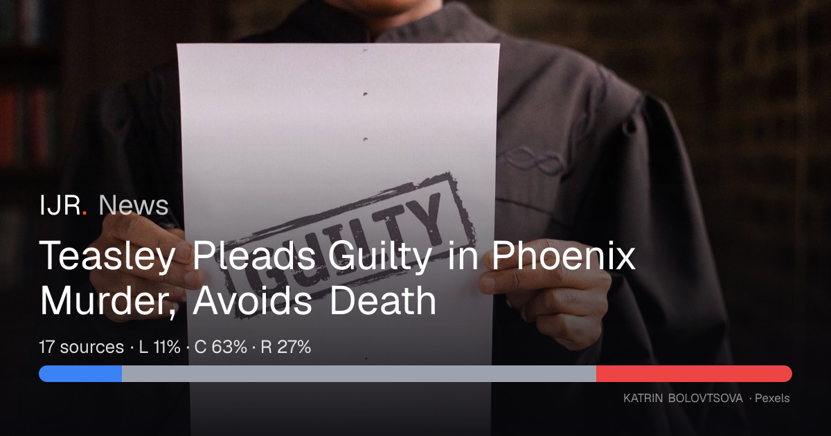 Teasley Pleads Guilty in Phoenix Murder, Avoids Death — IJR News
