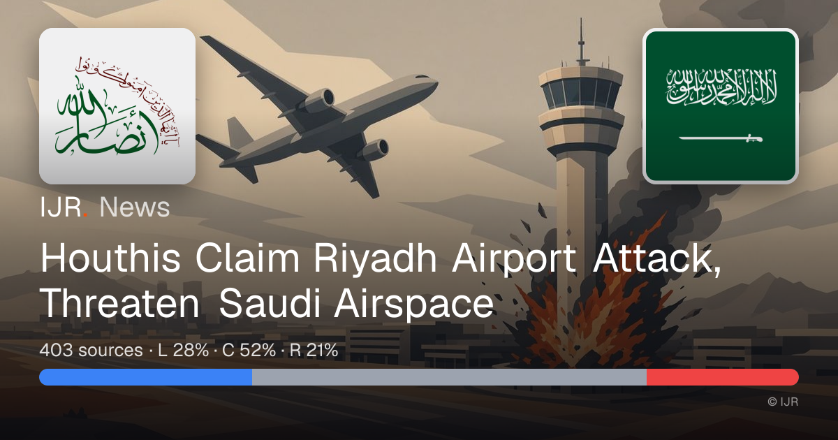 Houthis Claim Riyadh Airport Attack, Threaten Saudi Airspace — IJR News