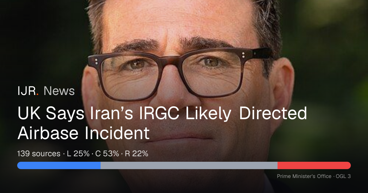 UK Says Iran’s IRGC Likely Directed Airbase Incident — IJR News
