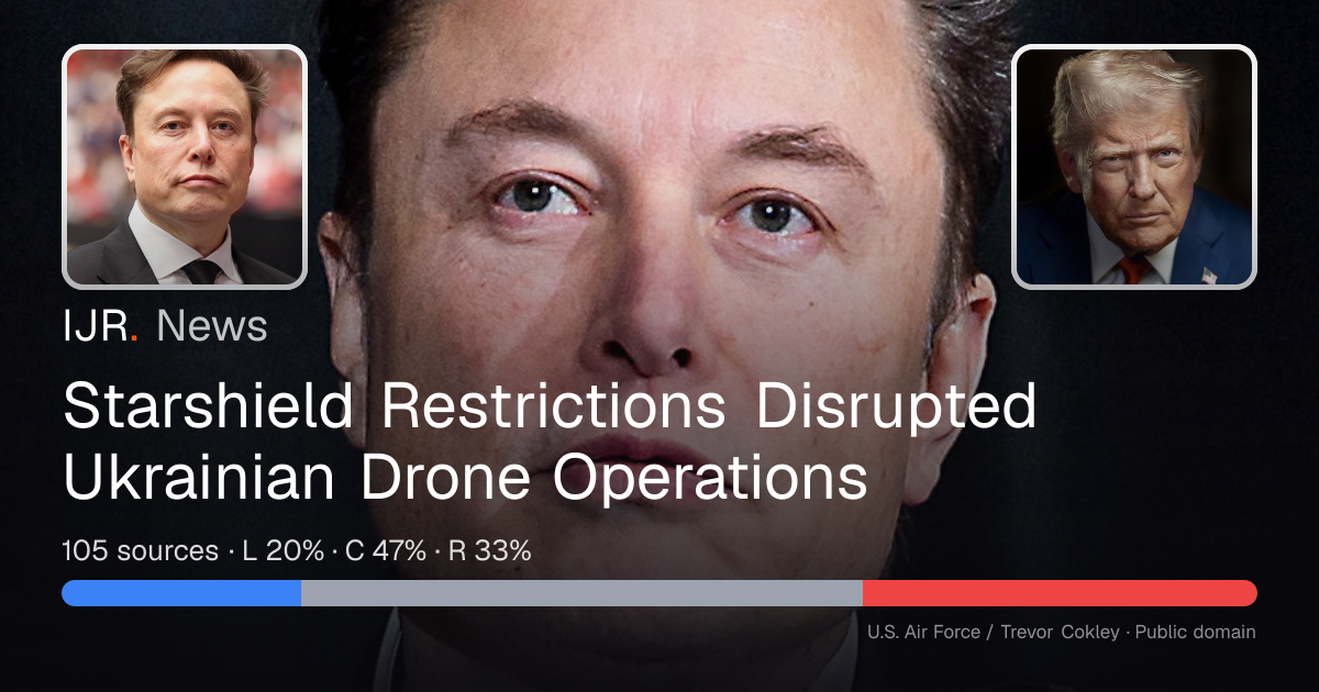 Starshield Restrictions Disrupted Ukrainian Drone Operations — IJR News