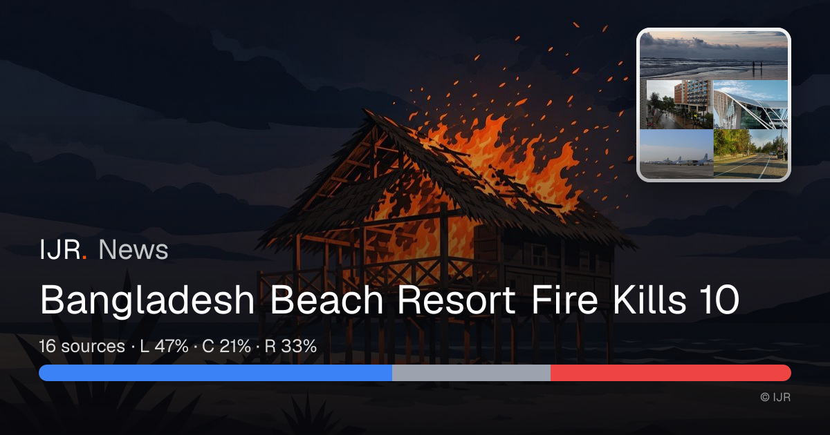 Bangladesh Beach Resort Fire Kills 10 — IJR News