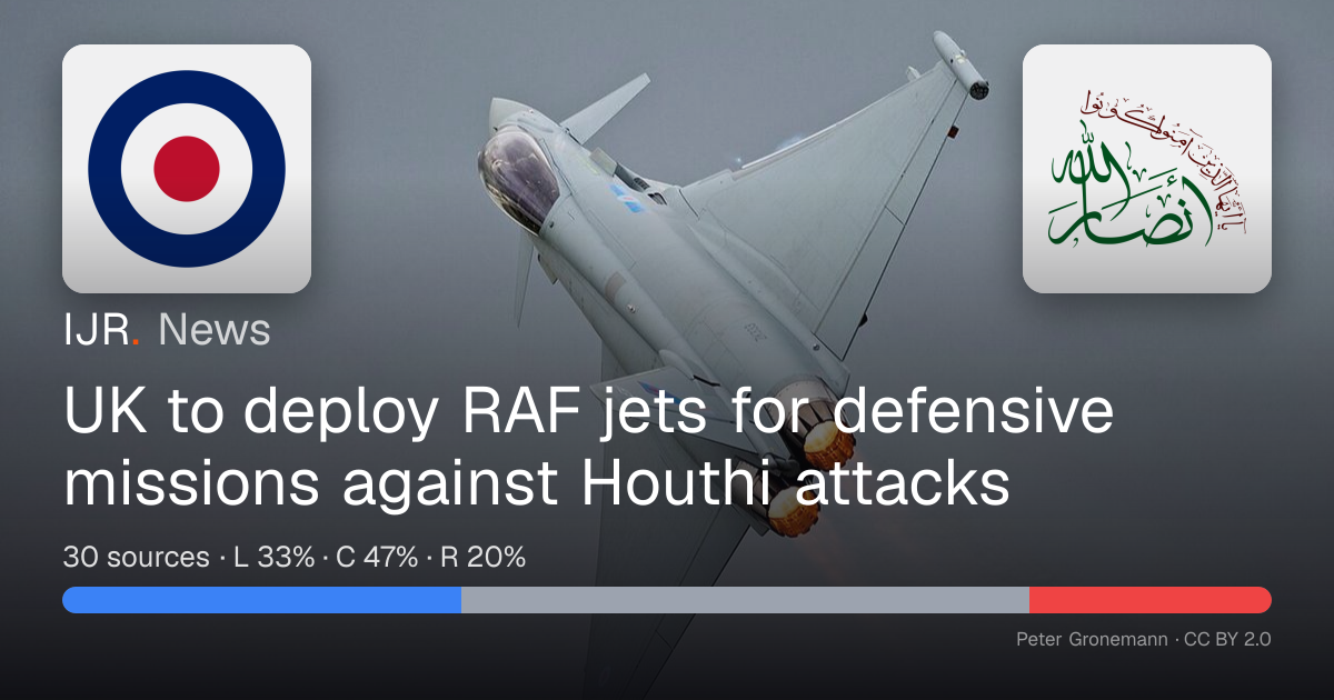 UK Plans RAF Missions to Defend Saudi Arabia — IJR News