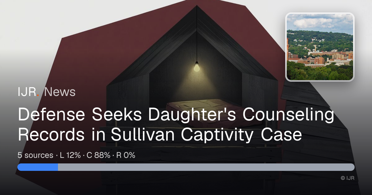 Defense Seeks Daughter's Counseling Records in Sullivan Captivity Case ...