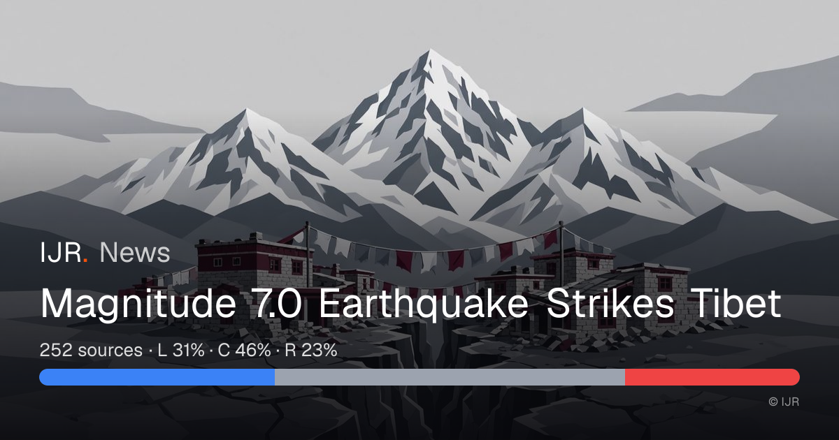 Magnitude 7.0 Earthquake Strikes Tibet — IJR News