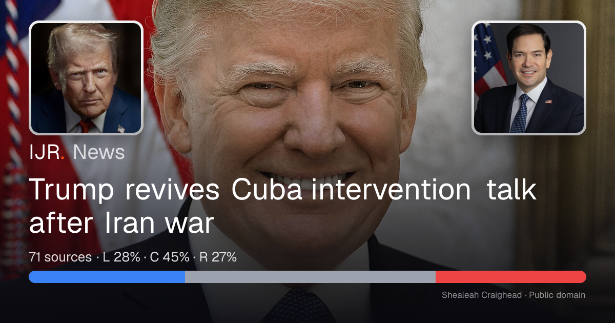 Trump revives Cuba intervention talk after Iran war — IJR News