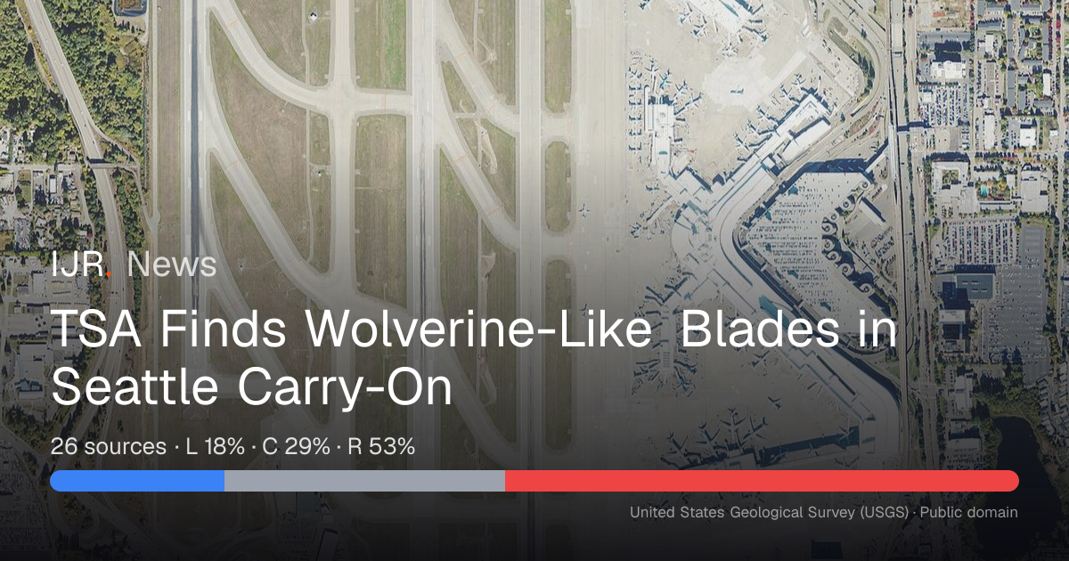 TSA Finds Wolverine-Like Blades in Seattle Carry-On — IJR News
