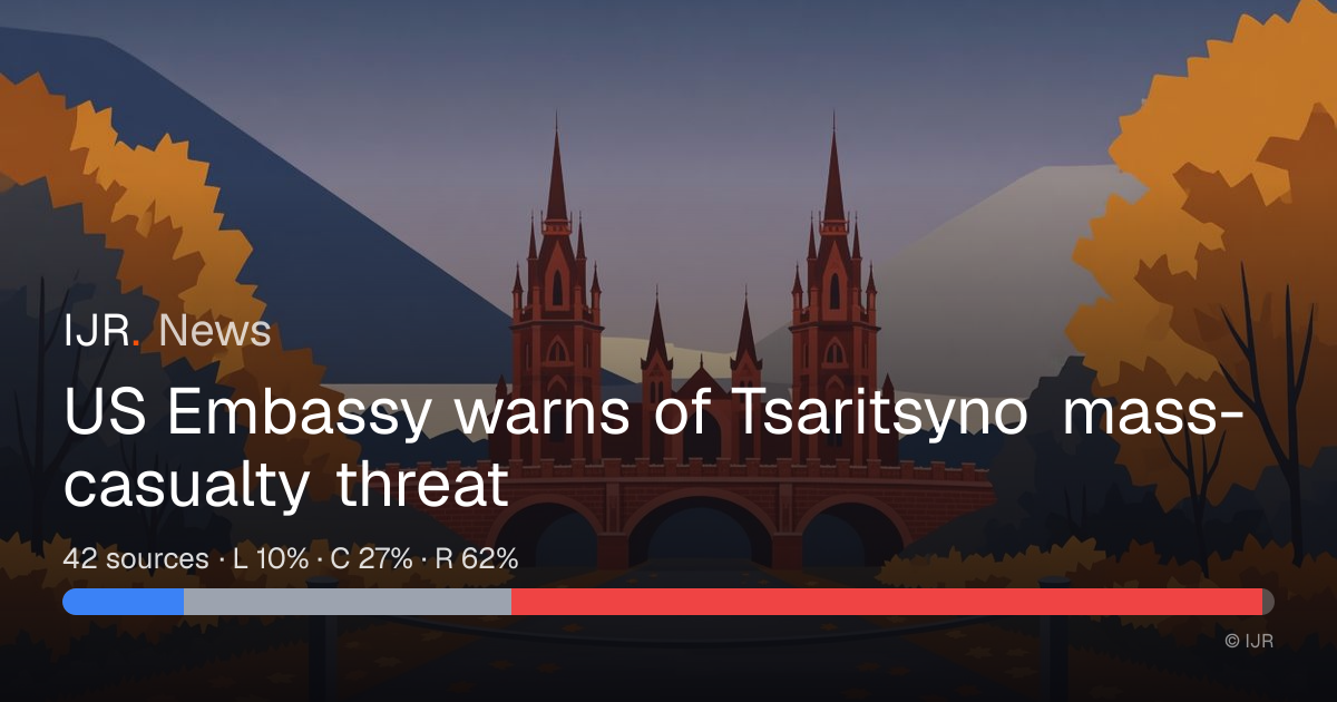 US Embassy warns of Tsaritsyno mass-casualty threat