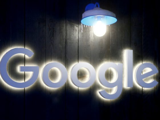 FILE PHOTO: The logo of Google is seen in Davos, Switzerland Januar 20, 2020. Picture taken January 20, 2020. (Arnd Wiegmann/Reuters)