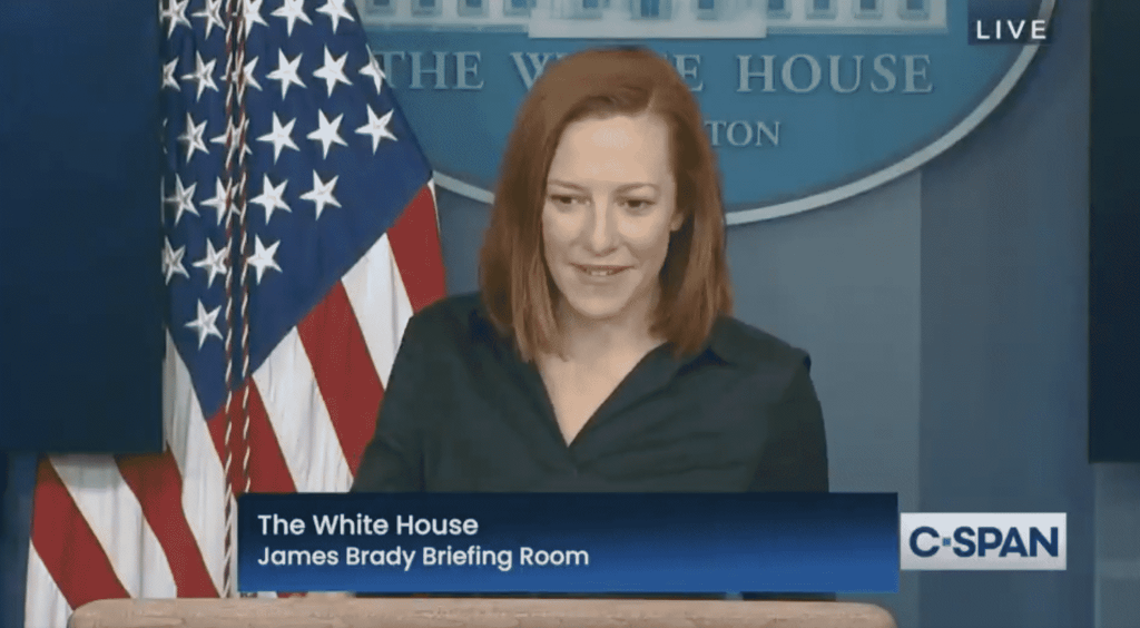 Psaki Bidens ‘neanderthal Comment Was A ‘reflection Of His Frustration And Exasperation Ijr 0323