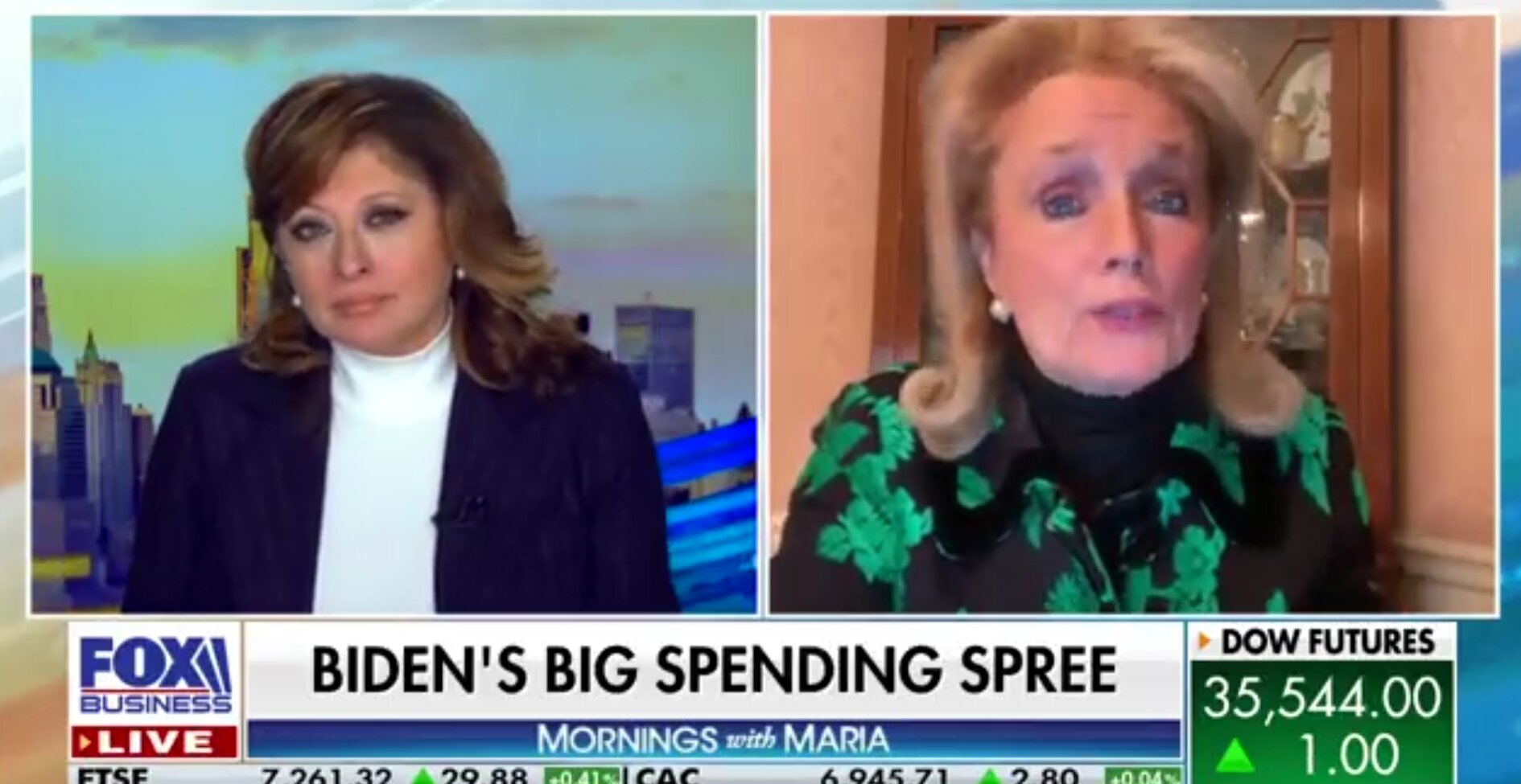 Fox’s Maria Bartiromo Presses Dem Lawmaker on Price Tag of Biden Plan: ‘Be Honest About the True Cost’