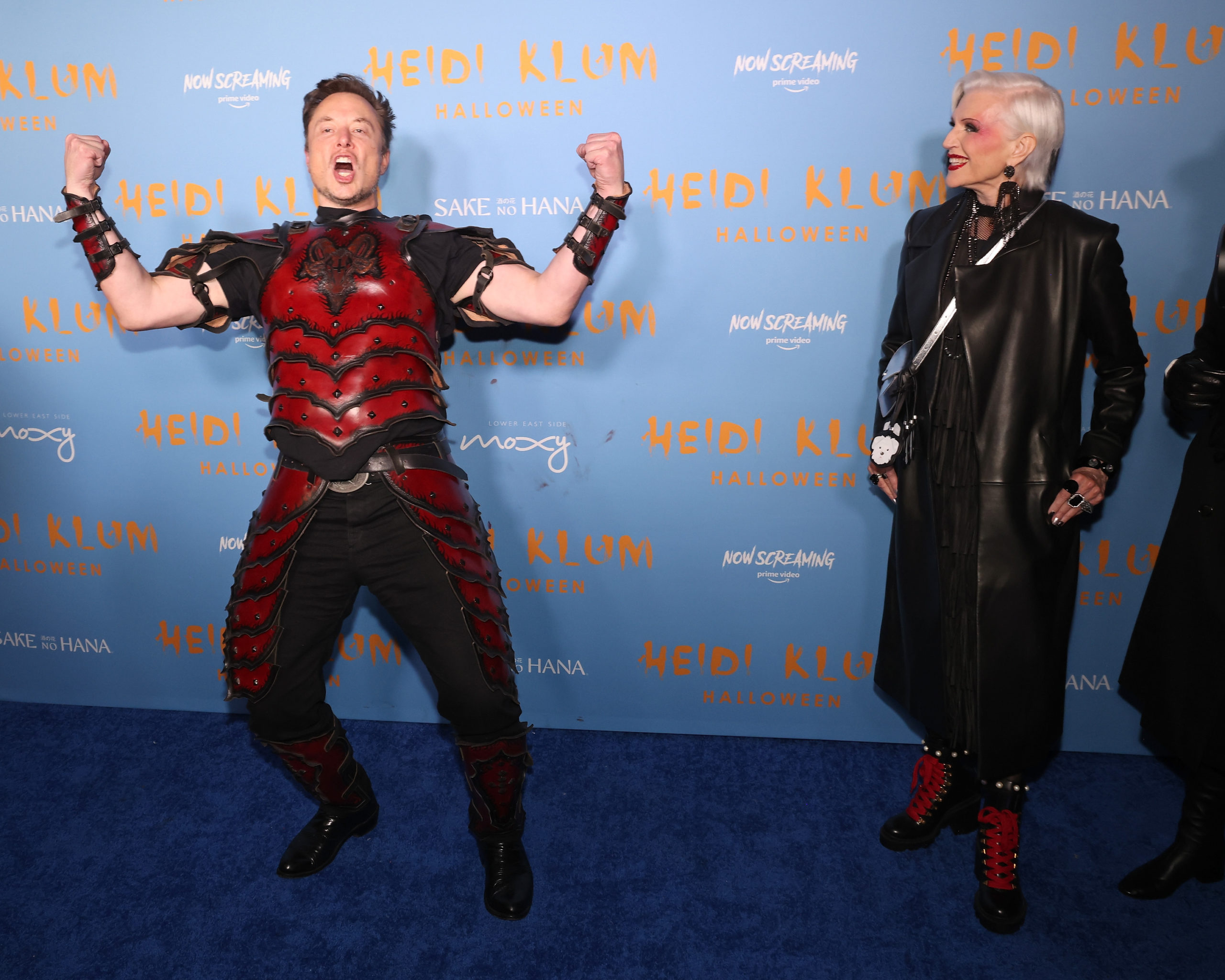 Elon Musk Attends Heidi Klum’s Halloween Party in Costume With Hefty