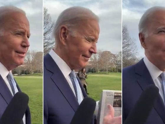 President Joe Biden struggled to remember the term "Zoom" while talking with reporters Friday about whether he plans to visit the site of a toxic spill from a train derailment in Ohio.