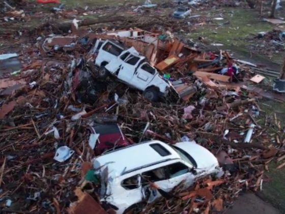 Tornadoes went through multiple towns on Friday night in Mississippi.