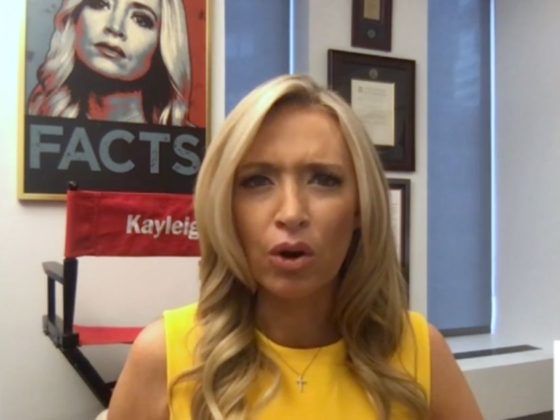 Kayleigh McEnany appearing on "America 180 with David Brody"
