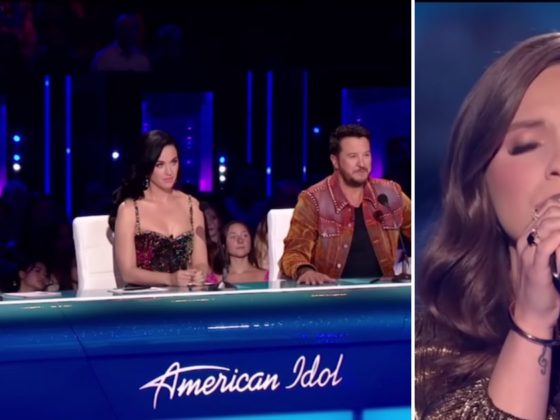 Megan Danielle and the American Idol Judges