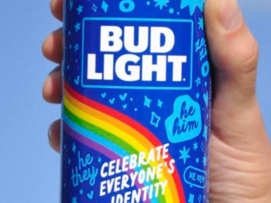 In two examples of a collaboration, Bud Light is listed as a partner of so-called "Pride" month events in Ohio -- in Columbus and Cincinnati.