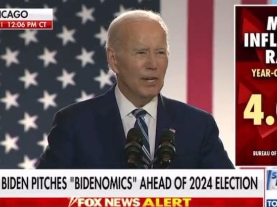 Fox News graphics provided valuable perspective for viewers watching Biden speak.
