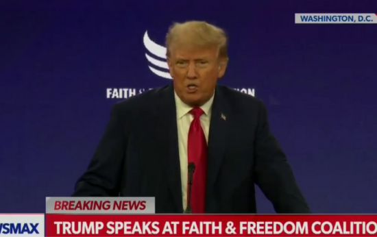 Trump Tells Crowd at Faith Conference ‘I’m Being Indicted for You’ – IJR