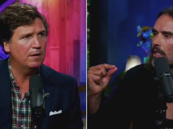 Tucker Carlson talked about his relationship with Elon Musk during a Friday interview with Russell Brand on Rumble.