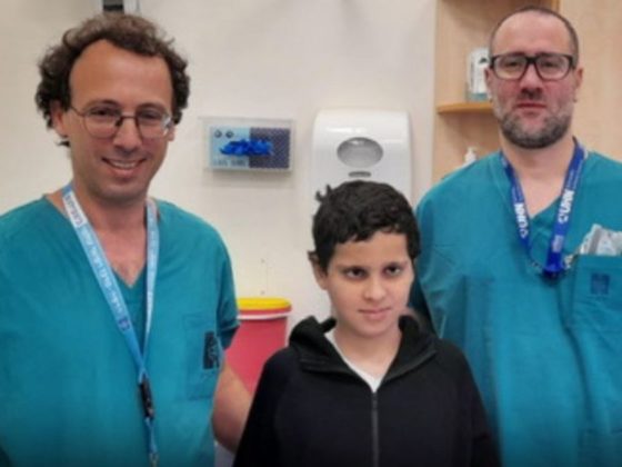 Surgeons from Hadassah Medical Center used advanced technology to saved the life of 12-year-old Suleiman Hassan.