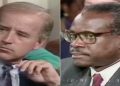Though Clarence Thomas, right, faced many critics during his 1991 confirmation hearing to the U.S. Supreme Court, including then-Sen. Joe Biden, he stood his ground.