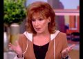 This Twitter screen shot shows 'The View' co-host Joy Behar.