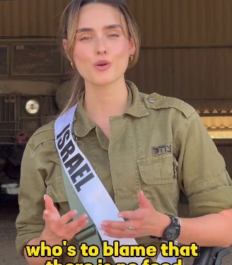 Miss Israel, Noa Cochva, explained in a video on Instagram how "Hamas is ISIS." (Screenshot/Noacochva)