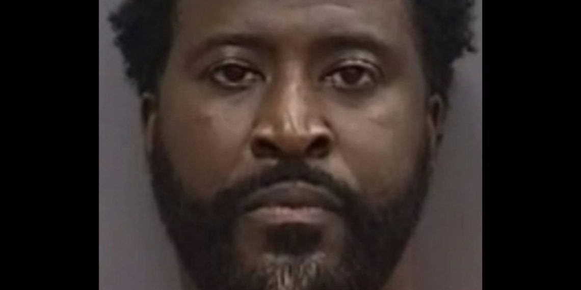 This Twitter screen shot shows the mug shot of Jimmie Gardner.