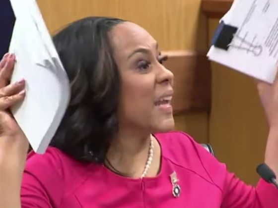 After Fulton County District Attorney's outburst, the judge called for a 5-minute recess.