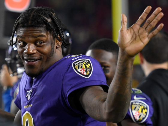 Lamar Jackson was named AP NFL Most Valuable Player Thursday night.