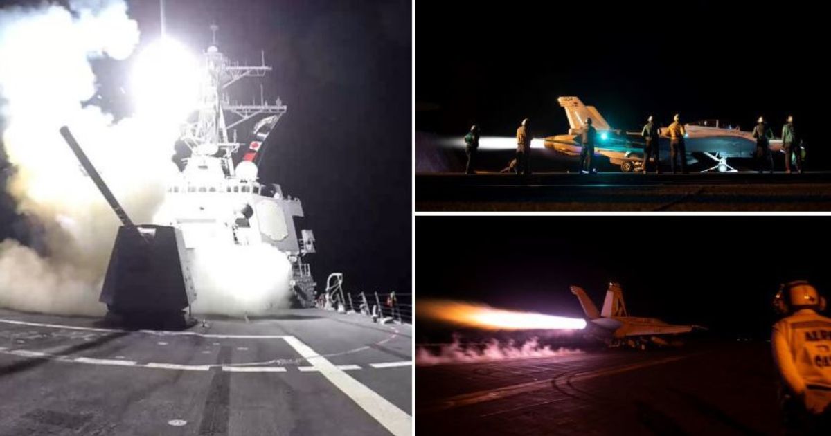 US Air and Naval Forces Strike Multiple Targets in Yemen