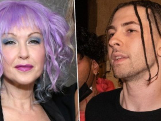 Singer Cyndi Lauper's son, Declyn, right, was arrested Wednesday on a weapons charge in New York City.