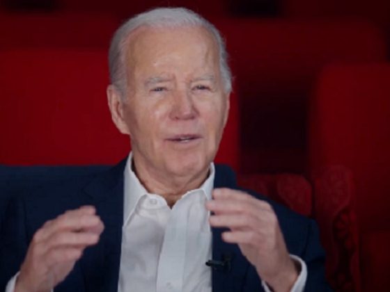 President Joe Biden in a video released by the White House on Sunday.
