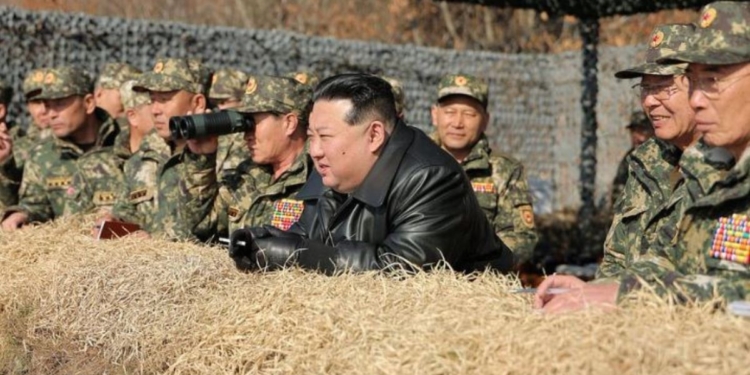 North Korean leader Kim Jong Un attended a military drill on Wednesday, where he supervised exercises that simulate an 'actual war,' according to the state-run Korean Central News Agency.