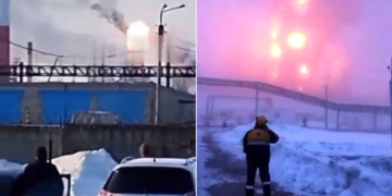 Social media posts contained footage purporting to show the aftermath of Ukrainian drones strikes on Russian oil refineries Saturday.