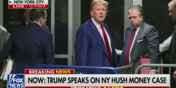 Watch: Trump Stuns Reporter with 1-Word Answer to Question About Bond Payment