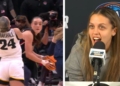 As an avalanche of hate rolls toward her for the sin of being on the winning end of a disputed call at the close of the Iowa-UConn women’s basketball game Friday night, Iowa guard Gabbie Marshall said she is just tuning it all out.