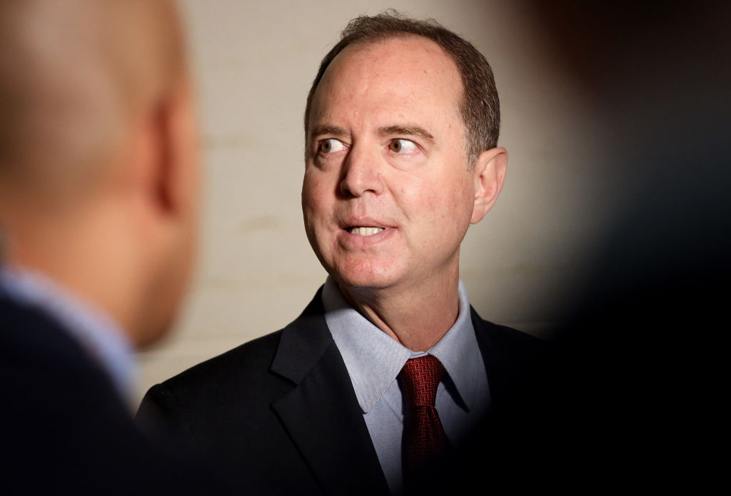Adam Schiff Forced to Give Important Speech Without a Suit After California Thieves Steal His Clothes