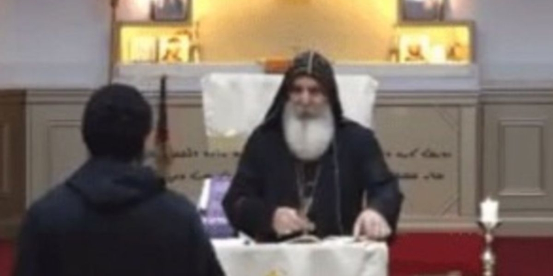 On Monday, Bishop Mar Mari Emmanuel, right, was stabbed while delivering a sermon at Christ the Good Shepherd church in Sydney, Australia.