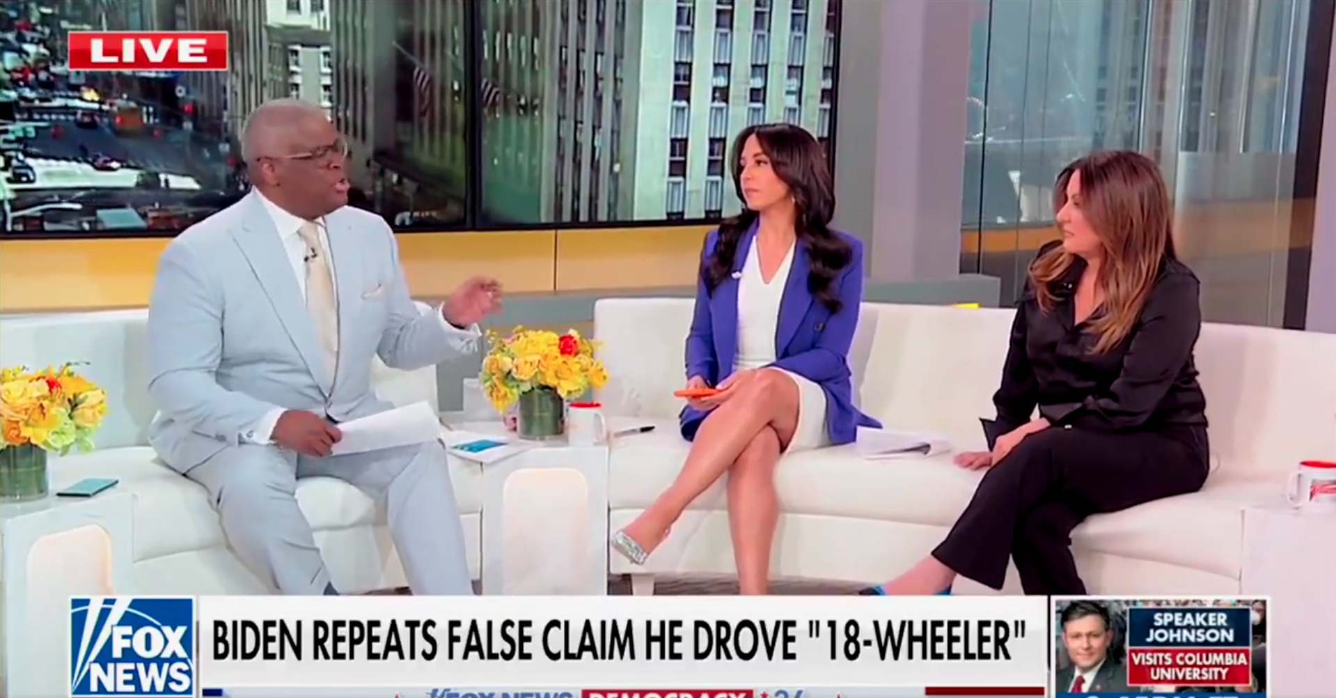 Fox Panel Explodes as Liberal Co-Host Tries to Defend Biden’s Gaffes